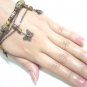 BA127 3 BUTTERFLY HANDMADE DANGLING BRACELET(FREE SHIPPING)