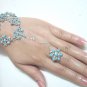free shipping BA149 ETHNIC TRIBAL FLORAL BRACELETÂ WITH RING