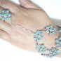 free shipping BA149 ETHNIC TRIBAL FLORAL BRACELETÂ WITH RING