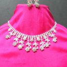 free shipping BRIDAL WEDDING RHINESTONE EARRINGS NECKLACE SET NB645