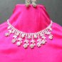 free shipping BRIDAL WEDDING RHINESTONE EARRINGS NECKLACE SET NB645