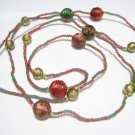 free shipping~ NB1006 MUTICOLOR BEADS FASHION JEWLRY NECKLACE 24 inches