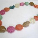 FREE SHIPPING ~ NB1015 FANCY CANDY LUCITE BEADS NECKLACE 19 in.