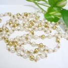FREE SHIPPING ~ NB1019 ELEGANT JEWELRY FAUX PEARL LONG NECKLACE 48 INCHES