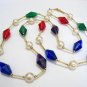 free shipping ~ NB1020 MULTICOLOR BEADS& PEARL JEWELRY NECKLACE 31 inches