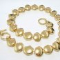 free ship 19 in. GOLDEN PLATED NECKLACE NB1203