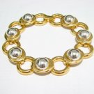 free ship 7.5 in. GOLDEN PLATED BRACELET B1007