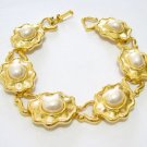 free ship 8.5 in. GOLDEN PLATED BRACELET B1010