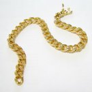 free ship 7.5 in. GOLDEN PLATED BRACELET B1012