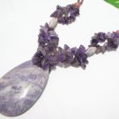 free shipping AMETHYST pendant NECKLACE NB34