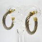 EA428 FASHION JEWELRY HOOP EARRINGS 1 in.