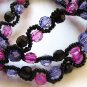B1301 Charming 3 Row Bracelet 19.5cm