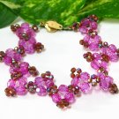 B1304 Fantastic Pink & Purple Bracelet 19.5cm