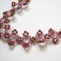 B1307 Charming Purple & Sparkly Purple Bracelet 19.5cm