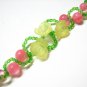 free shipping ~ B1318 Charming Yellow Rose Beautiful Handcraft Bracelet 19.5cm