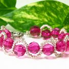 B1331 Beautiful Pink Bracelet 19cm