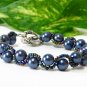 free shipping ~ B1333 Elegant Dark Grey Handcraft Bracelet 19cm