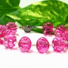 B1336 Charming Pink Handmade Bracelet 20cm