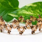 free shipping ~ B1339 Handcraft jewelry Brown beads Bracelet 18cm