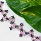 B1349 Charming Light Purple Handmade Bracelet 19cm