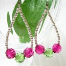 E1221 Gorgeous Dangle Clip On Earrings 6.5cm