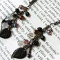 E346 Charming Glass Clip On Earrings 7.5cm