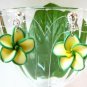 *FREE SHIPPING* E876 Ceramic Clay Spring Flowers Clip On Earrings 3.2cm