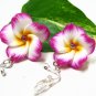 *FREE SHIPPING* E771 Ceramic Clay Spring Flowers Clip On Earrings 3.2cm.