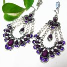 E1387 Exotic Jewelry Rhinestone Clip On Earrings 7cm