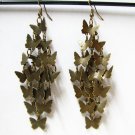 *FREE SHIPPING* E968 Charming Butterfly Copper Hook Earrings 8cm
