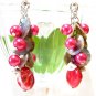 *FREE SHIPPING*E449 Shell Dangle Clip On Earrings 6cm Lovely!