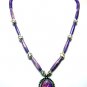 *FREE SHIPPING*NA1013 ETHNIC JEWELRY YAK BONE PENDANT NECKLACE 21 in.