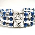 *FREE SHIPPING* BA216 TIBETAN SILVER 3 STRANDS ETHNIC TRIBAL BRACELET