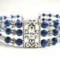 *FREE SHIPPING* BA216 TIBETAN SILVER 3 STRANDS ETHNIC TRIBAL BRACELET