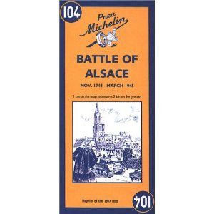 Michelin Battle of Alsace Map