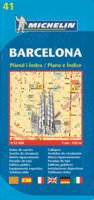 Michelin Barcelona Street Map (Michelin Map) [Folded Map] (Paperback)