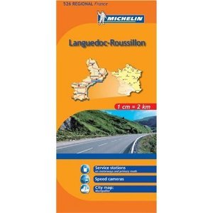 Michelin Map No. 526 Languedoc Roussillon (France) Scale 1:200,000