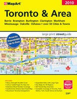 Deluxe Toronto and Area MAP Guide 2010 LARGE PRINT