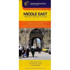 Middle East Map by Cartographia