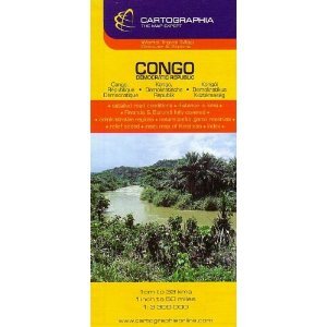 Democratic Repuplic of Congo Map by Cartographia