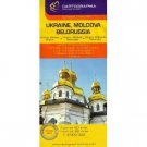 Ukraine, Moldavie and Belarus Map by Cartographia