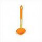 NEW COLORS SILICONE LADLE PUNCH SOUP COOKING SERVING NON-STICK SPOON ORANGE