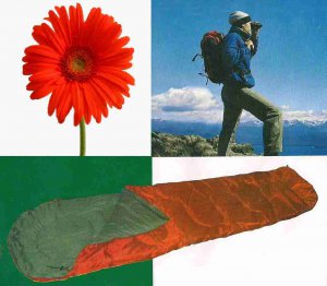 NEW RED LIGHT BACKPACK MUMMY SLEEPING BAG KAYAK CAMPING FISHING TENT 20 DEGREE