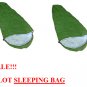 SALE!!! 2 LOT NEW LIGHT BACKPACK MUMMY SLEEPING BAG BIKE CAMPING TENT 20 DEGREE