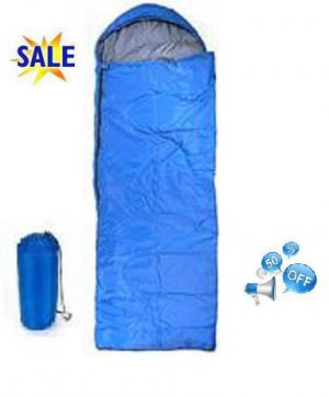 BRAND NEW LIGHT BACKPACK MUMMY SLEEPING BAG BIKE CAMPING FISHING TENT BLUW CYCLE