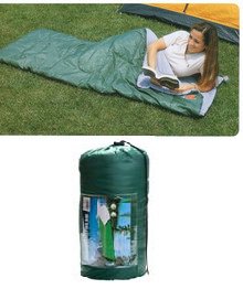 BRAND NEW LIGHT BACKPACK MUMMY SLEEPING BAG BIKE CAMPING FISHING TENT GREEN HIKE