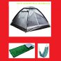 P-C SINGLE BACKPACK SET 2 MAN CAMPING TENT ANTI-UV+MUMMY SLEEPING BAG+HAMMOCK SWING