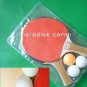 P-C NEW SPORT GYM WORKOUT TABLE TENNIS PING PONG RACKET BAT RACQUET DELUXE SET PADDLES & 3 BALLS