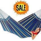 P-C SALE NEW MULTICOLOR OUTDOOR 100% COTTON GAZEBO GARDEN HAMMOCK SWING 100/200 CM