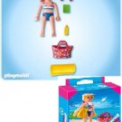 P-C PLAYMOBIL 4695 BATHING SUIT TOURIST& BEACH BAG,BOOK,TOWEL NEW&SEALED BOX SPECIAL